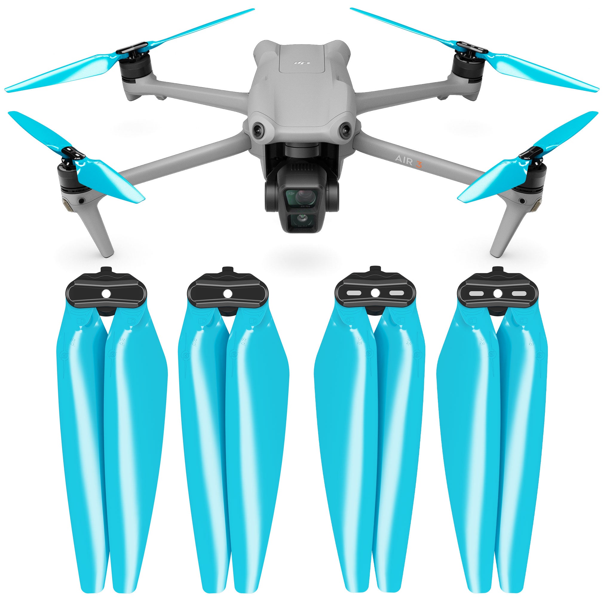 DJI Air STEALTH Upgrade Propellers -x4 BLUE