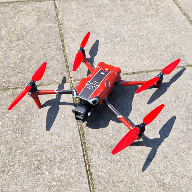 DJI Air 3 STEALTH Upgrade Propellers - x4 Red