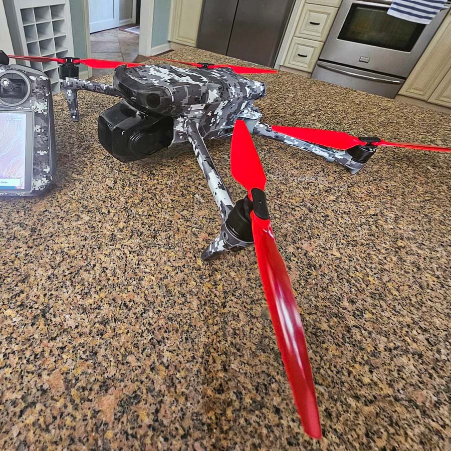 DJI Air 3 STEALTH Upgrade Propellers - x4 Red