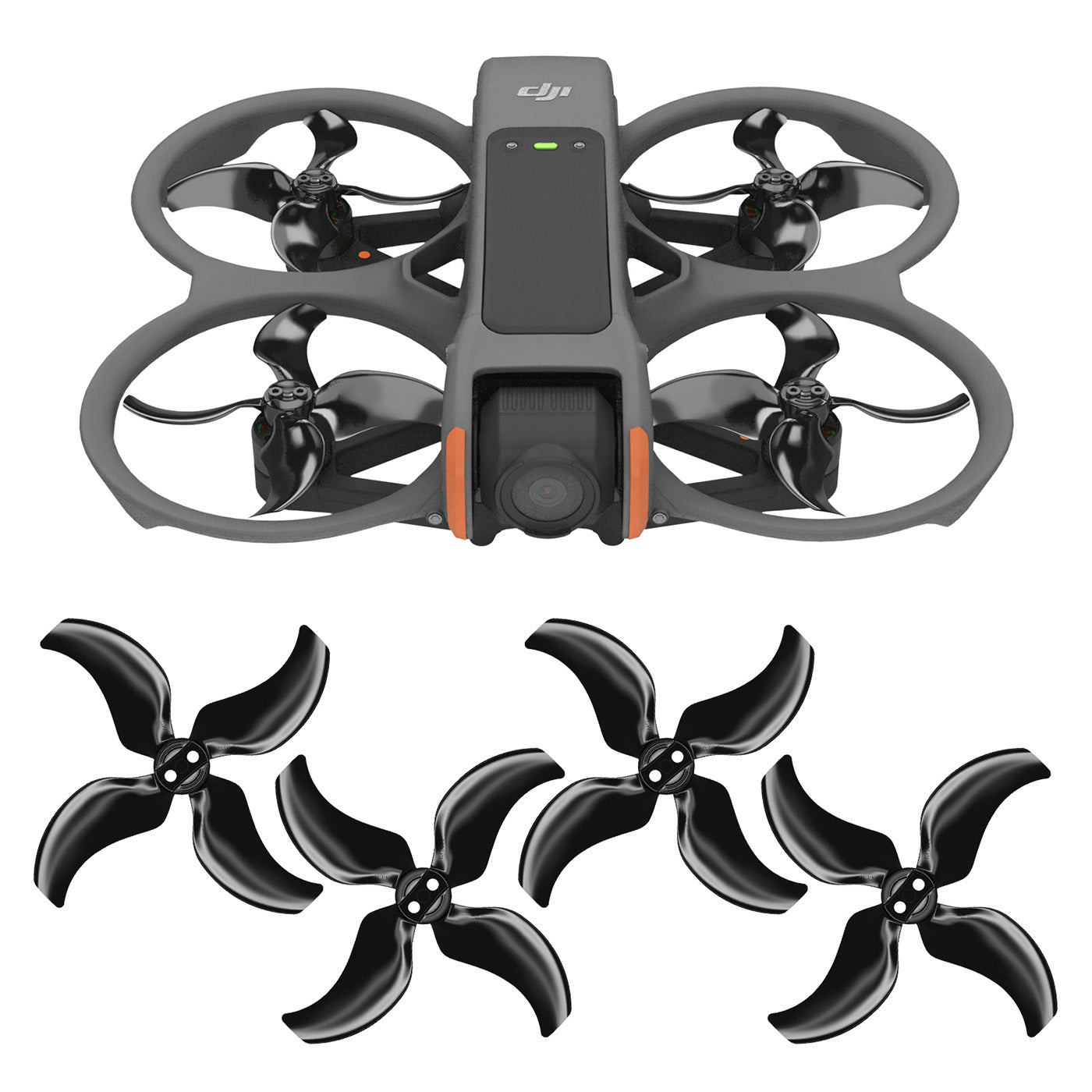 DJI Avata 2 STEALTH Upgrade Propellers - x4 Black