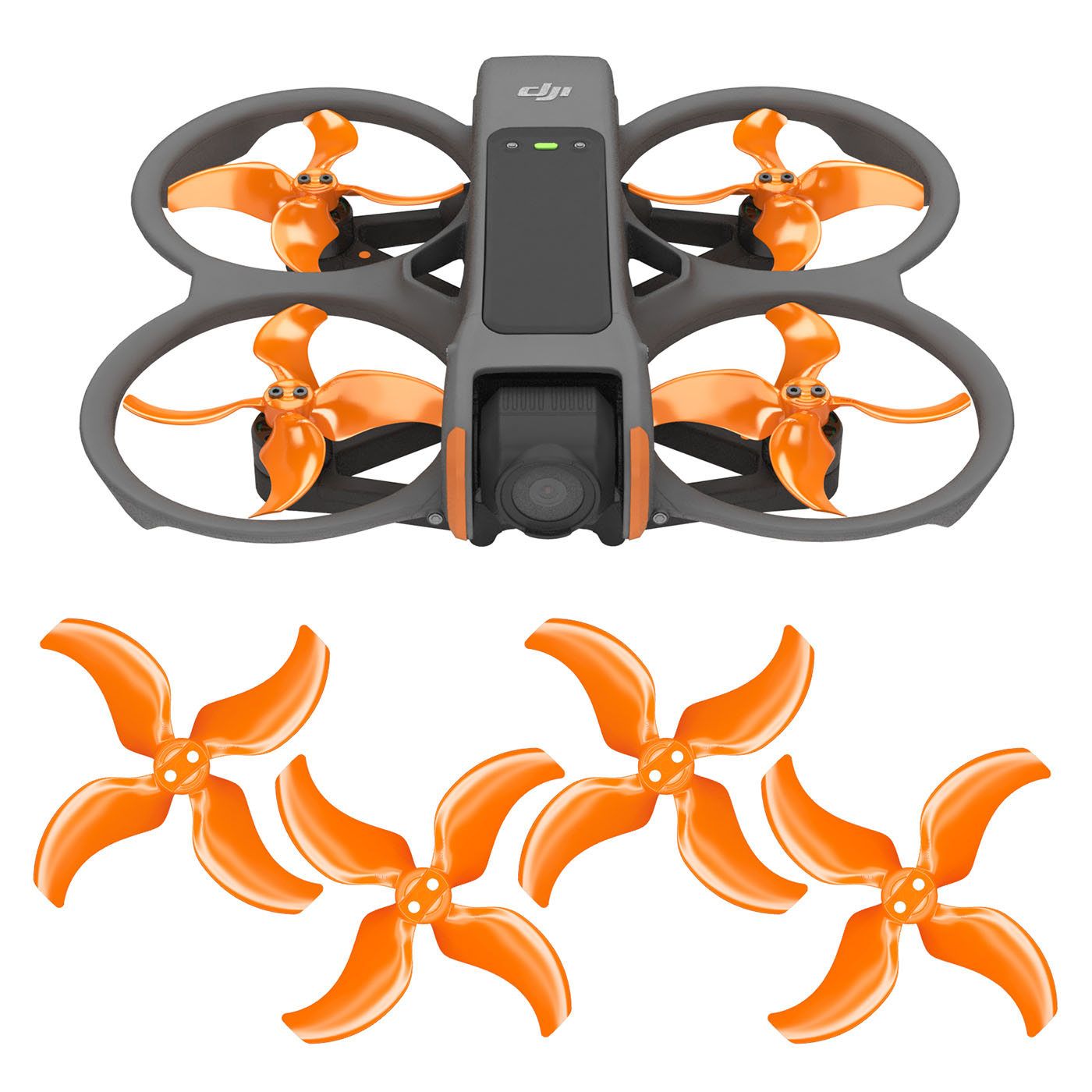 DJI Avata 2 STEALTH Upgrade Propellers - x4 Orange