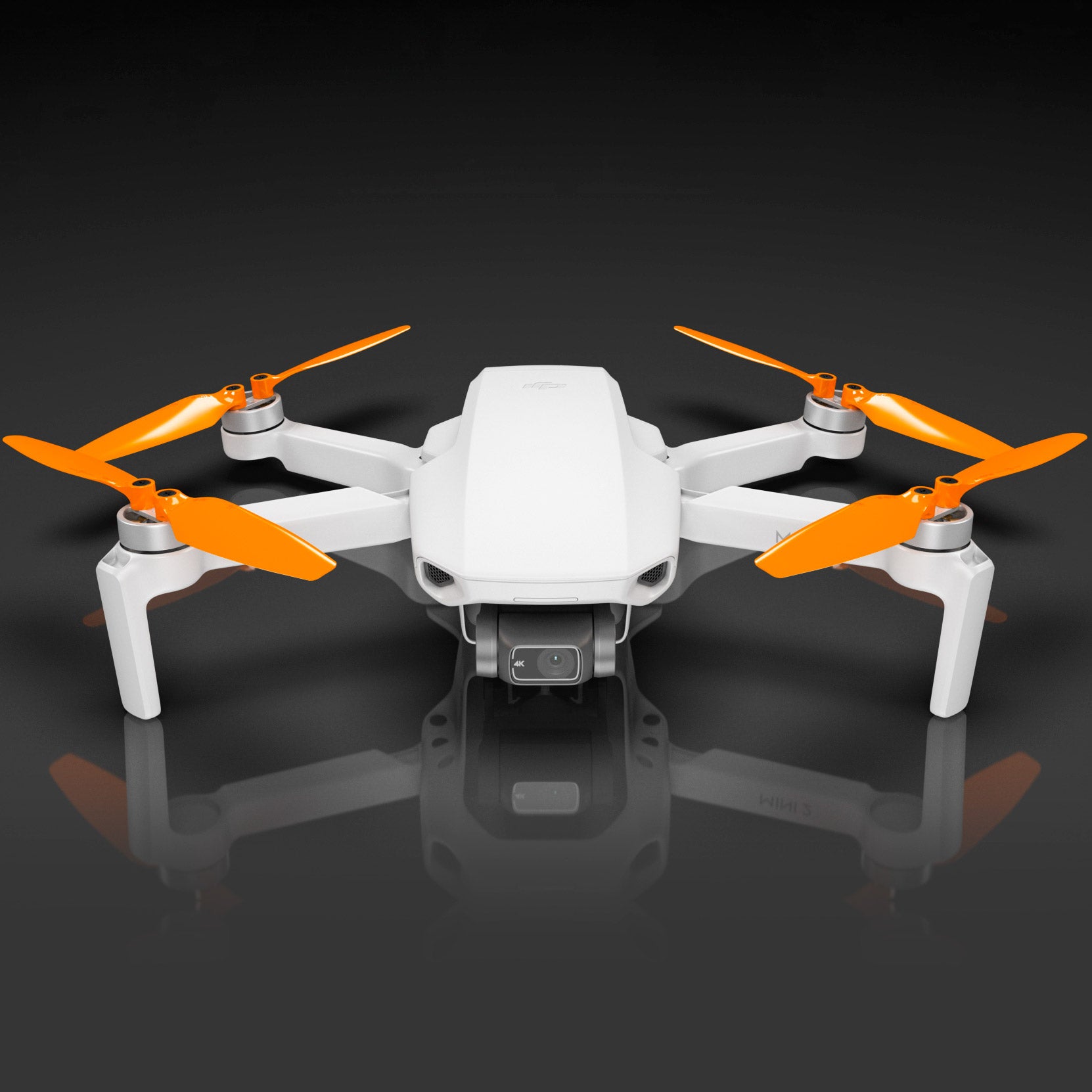 DJI Mini 2 / SE STEALTH Upgrade Propellers - x4 Orange - Master Airscrew