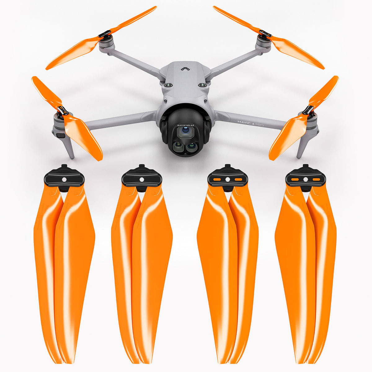 DJI Mavic 4 Pro STEALTH Upgrade Propellers - x4 Orange