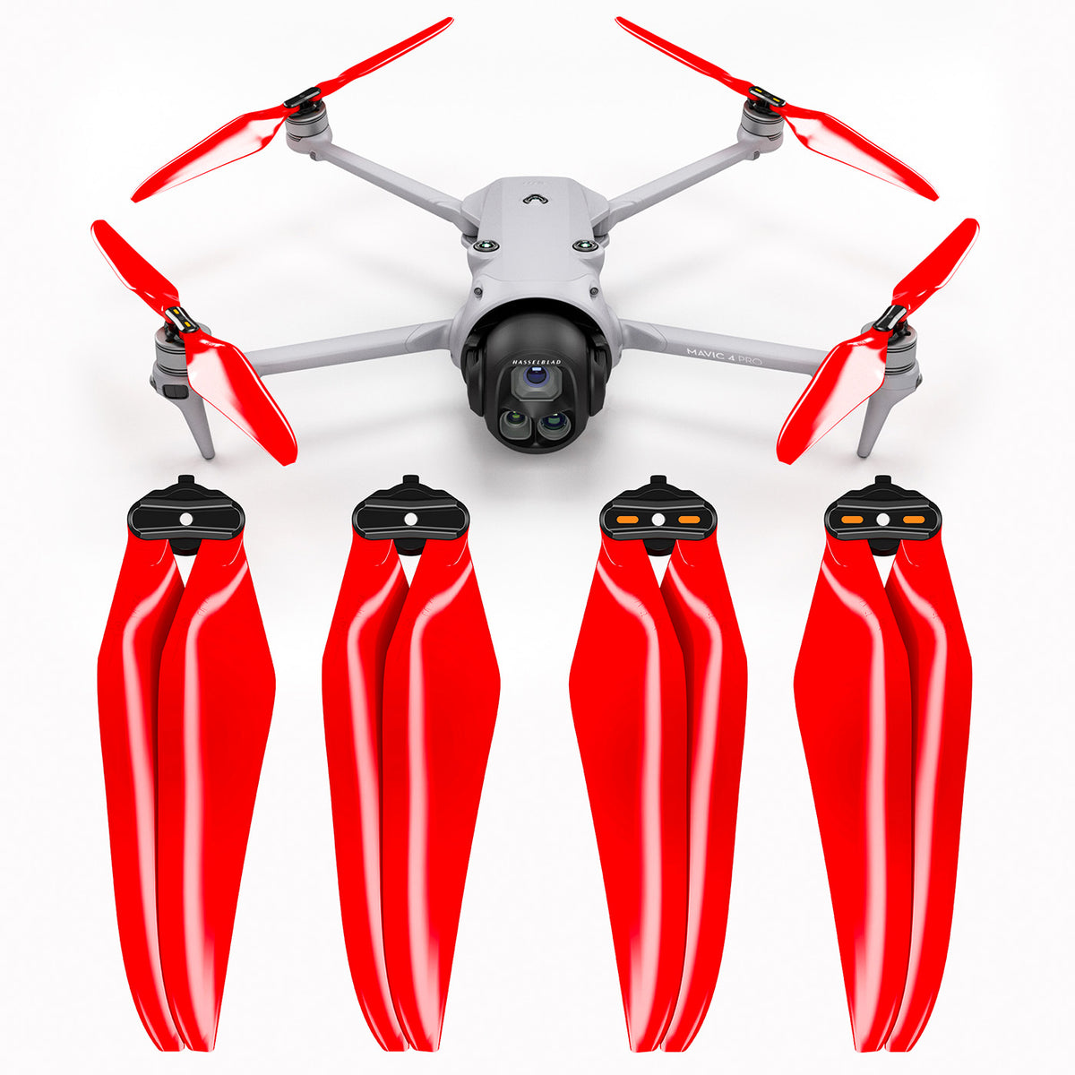 DJI Mavic 4 Pro STEALTH Upgrade Propellers - x4 Red