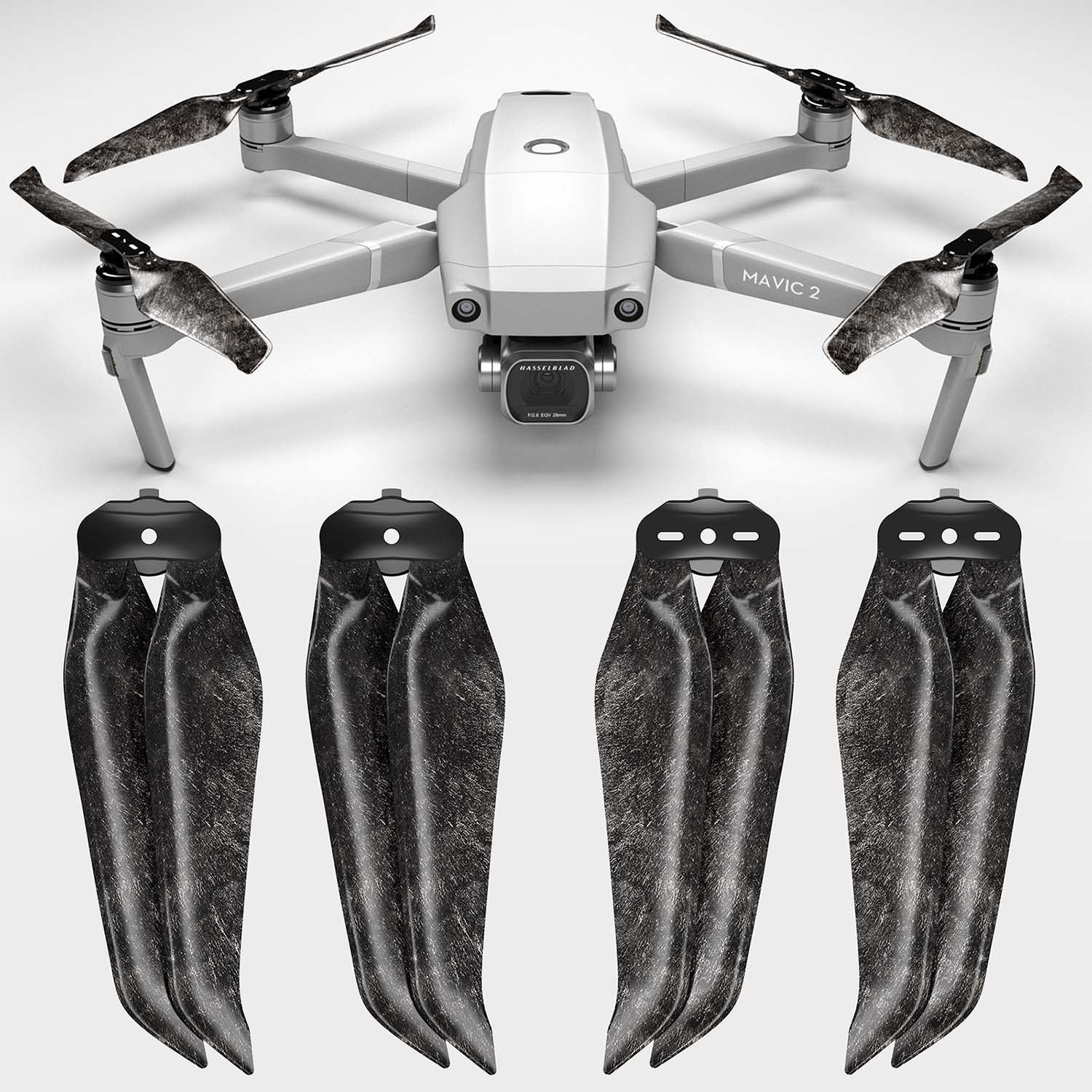 DJI Mavic 2 STEALTH Carbon Fiber Reinforced Propellers - x4