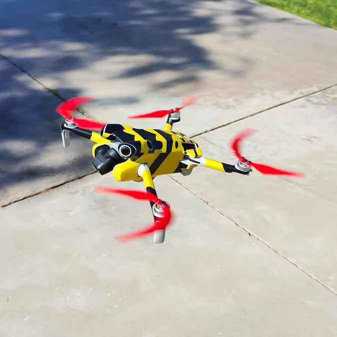 DJI Mini 4 / 3 Pro SUPER STEALTH Upgrade Propellers - x4 Red