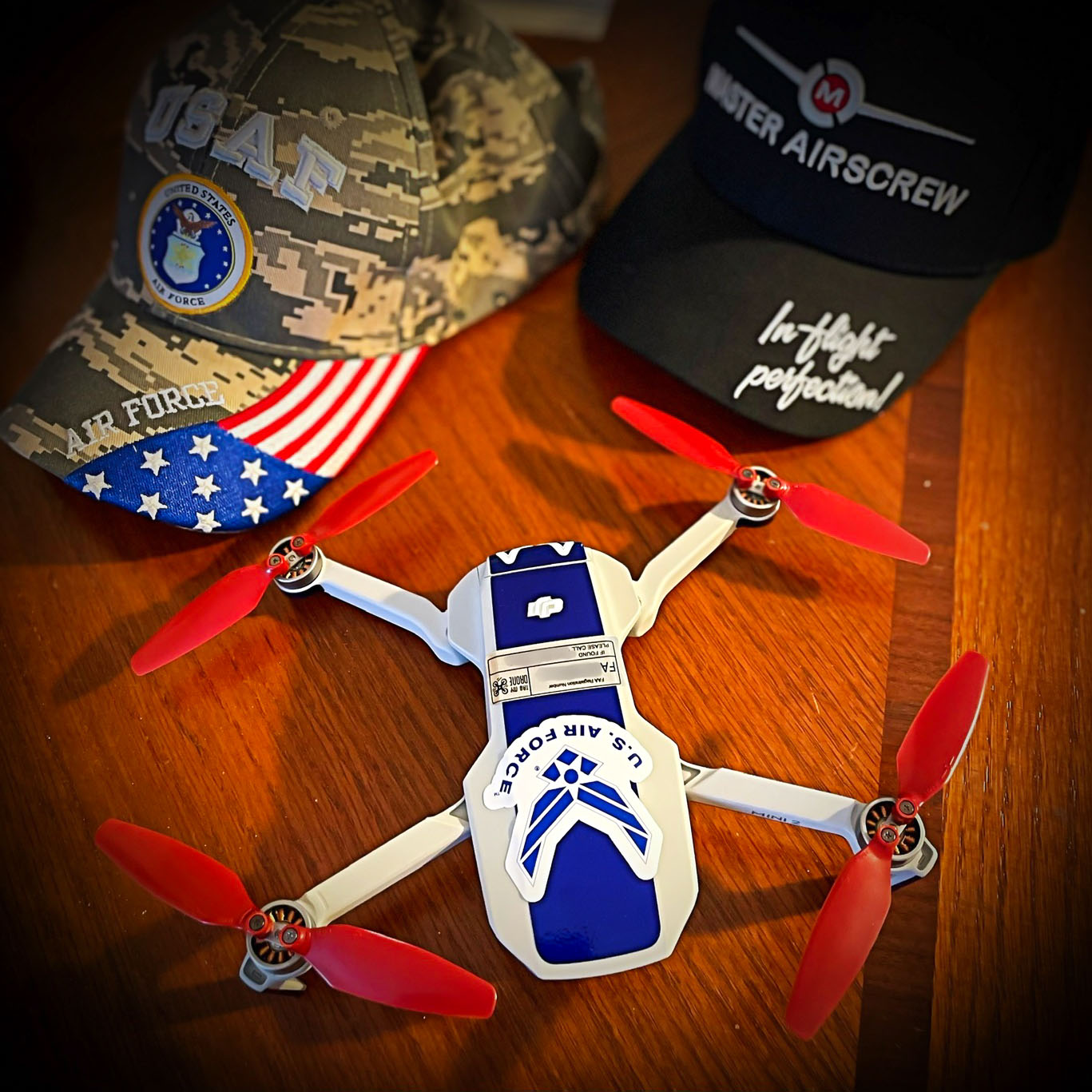 DJI Mini 2 / SE STEALTH Upgrade Propellers - x4 Red