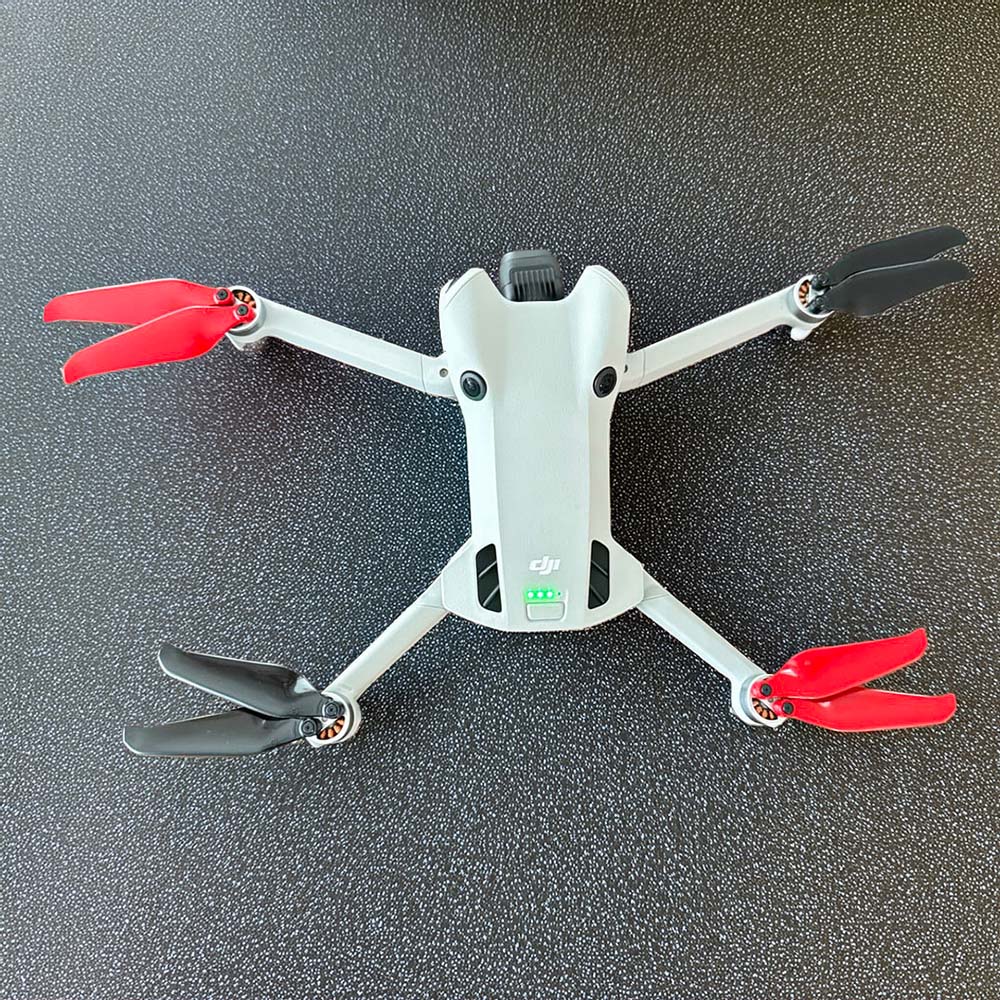 DJI Mini 3 Pro / 4 Pro STEALTH Upgrade Propellers - x4 Red