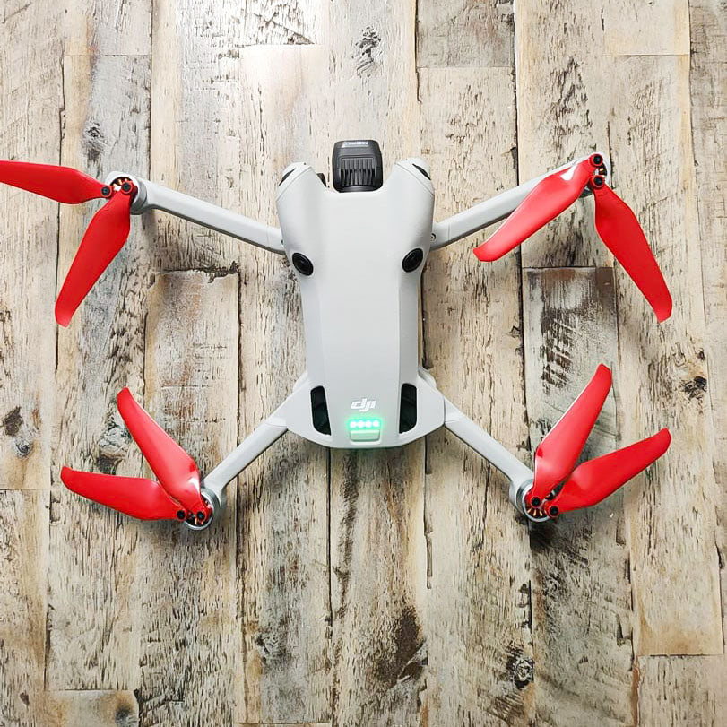DJI Mini 3 Pro / 4 Pro STEALTH Upgrade Propellers - x4 Red
