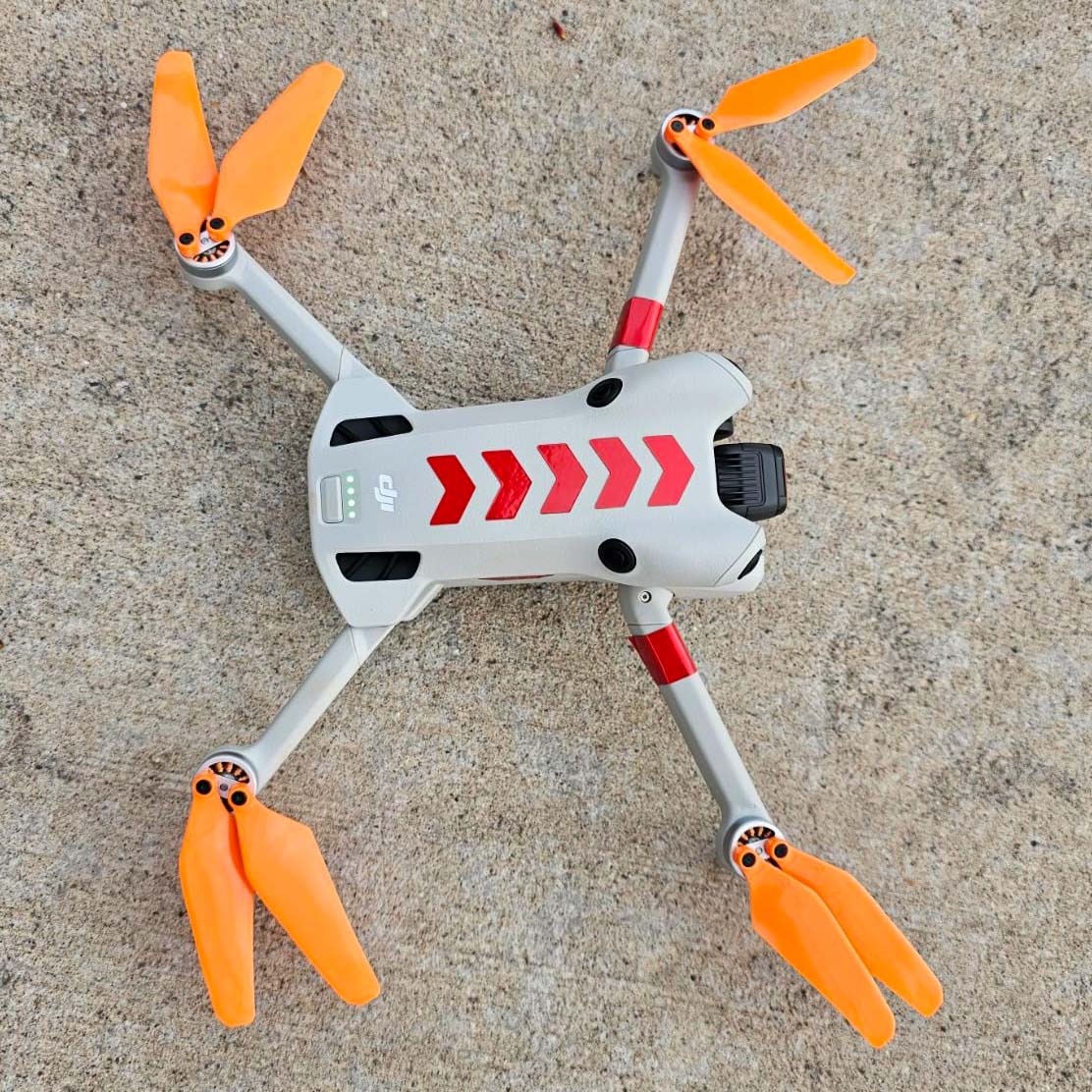DJI Mini 4 / 3 Pro SUPER STEALTH Upgrade Propellers - x4 Orange