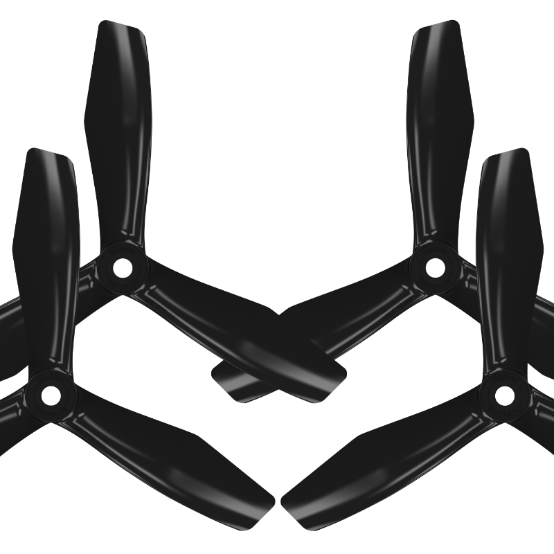 BN-3blade-FPV - 5x4.5 Prop Set x4 Black - Master Airscrew