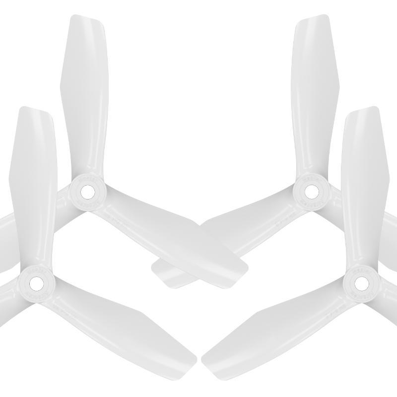 BN-3blade-FPV - 5x4.5 Prop Set x4 White - Master Airscrew