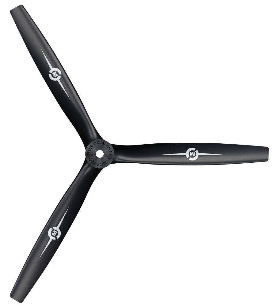 3-Blade - 13x12 Propeller Rev./Pusher Black - Master Airscrew