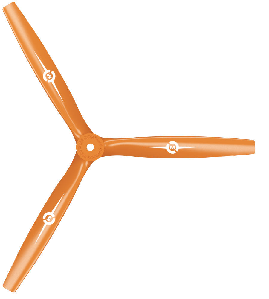 3-Blade - 13x12 Propeller Orange - Master Airscrew
