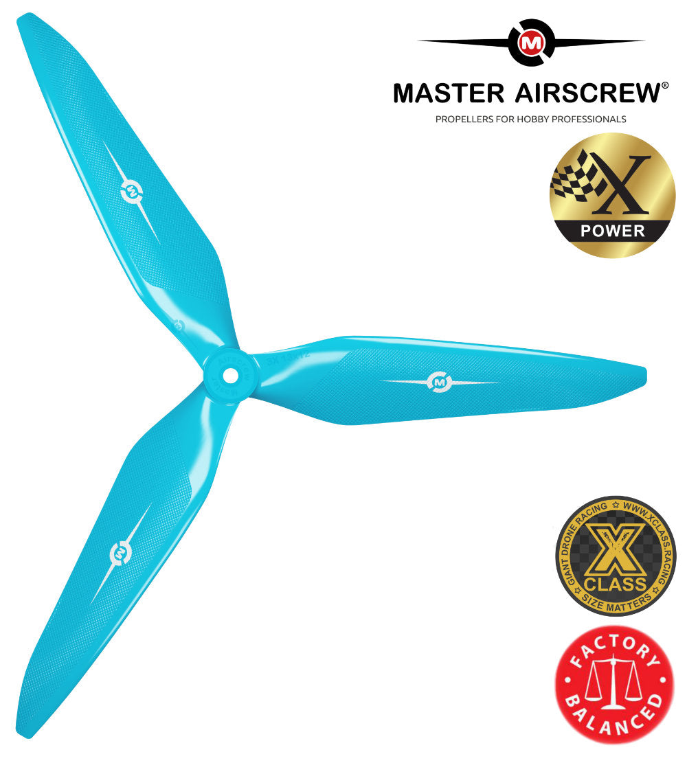 3X Power - 11x10 Propeller (CCW) Blue - Master Airscrew