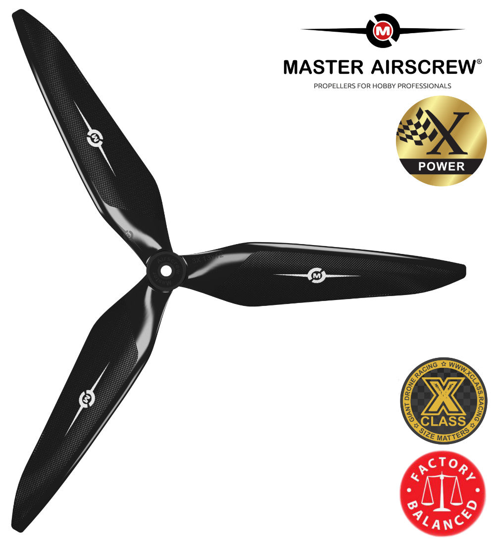 3X Power - 13x12 Propeller (CCW) Black - Master Airscrew
