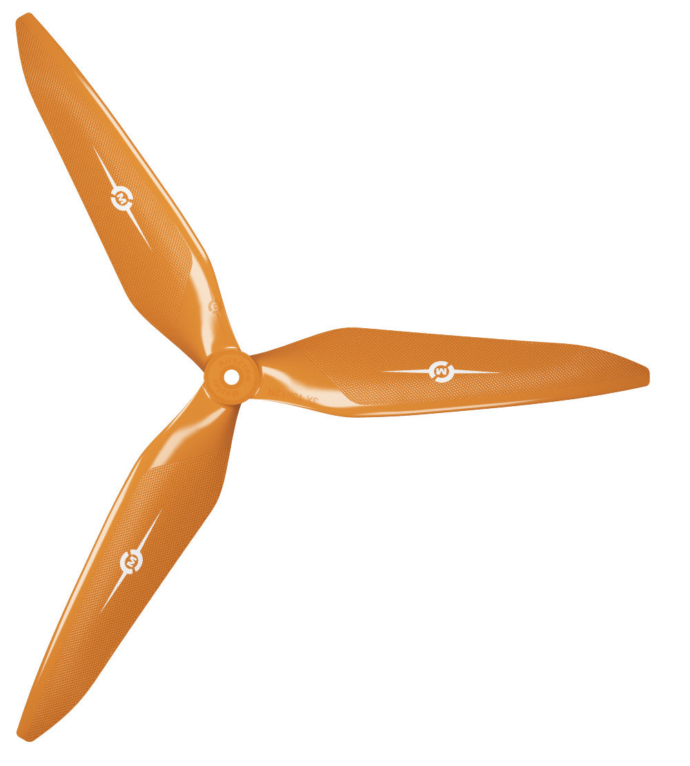 3X Power - 13x12 Propeller (CW) Rev./Pusher Orange - Master Airscrew