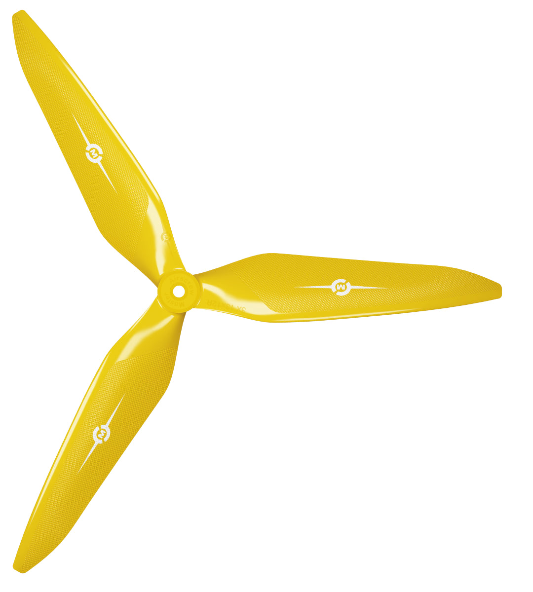 3X Power - 13x12 Propeller (CW) Rev./Pusher Yellow - Master Airscrew