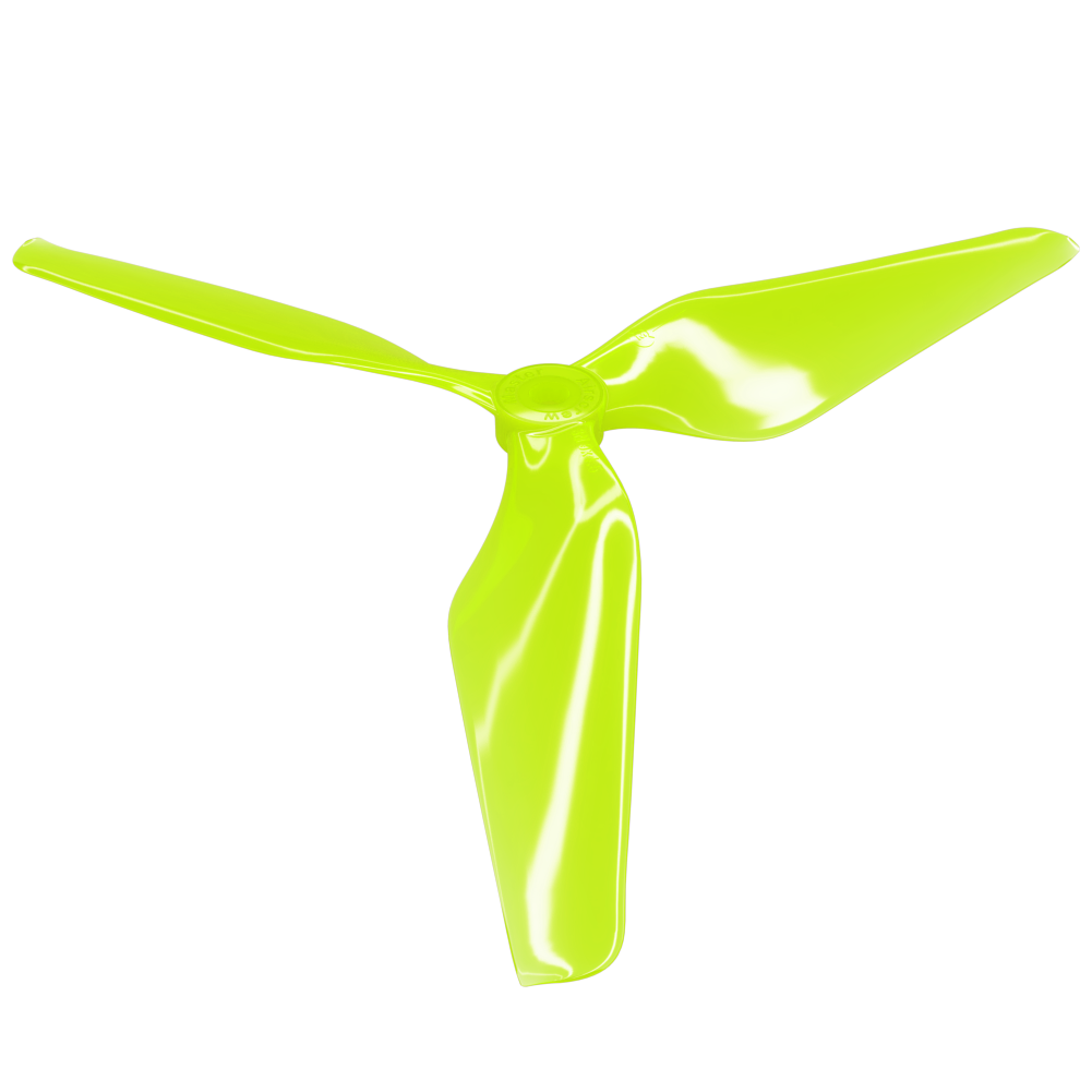 3MR Plus+ Series - 3-Blade 7x3.7 Propeller Set x4 Lime - Master Airscrew