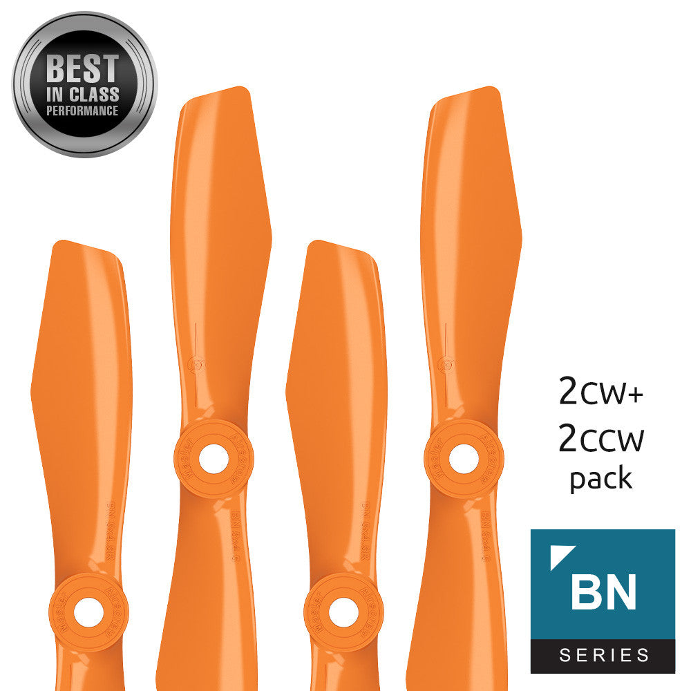 BN FPV bullnose - 5x4.5 Prop Set x4 Orange - Master Airscrew
