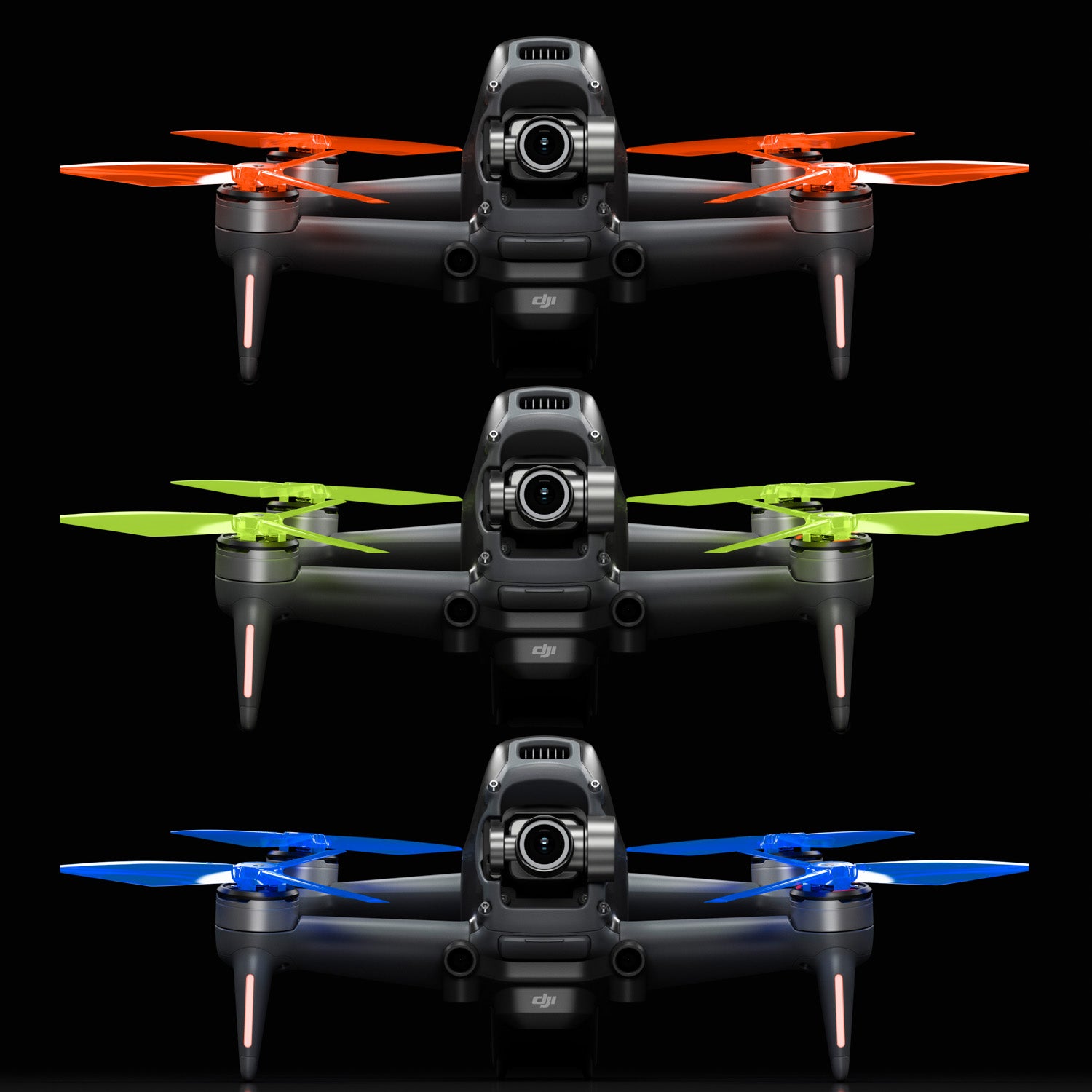 DJI FPV Ludicrous +PLUS Upgrade Propeller Set x4 Blue - Master Airscrew