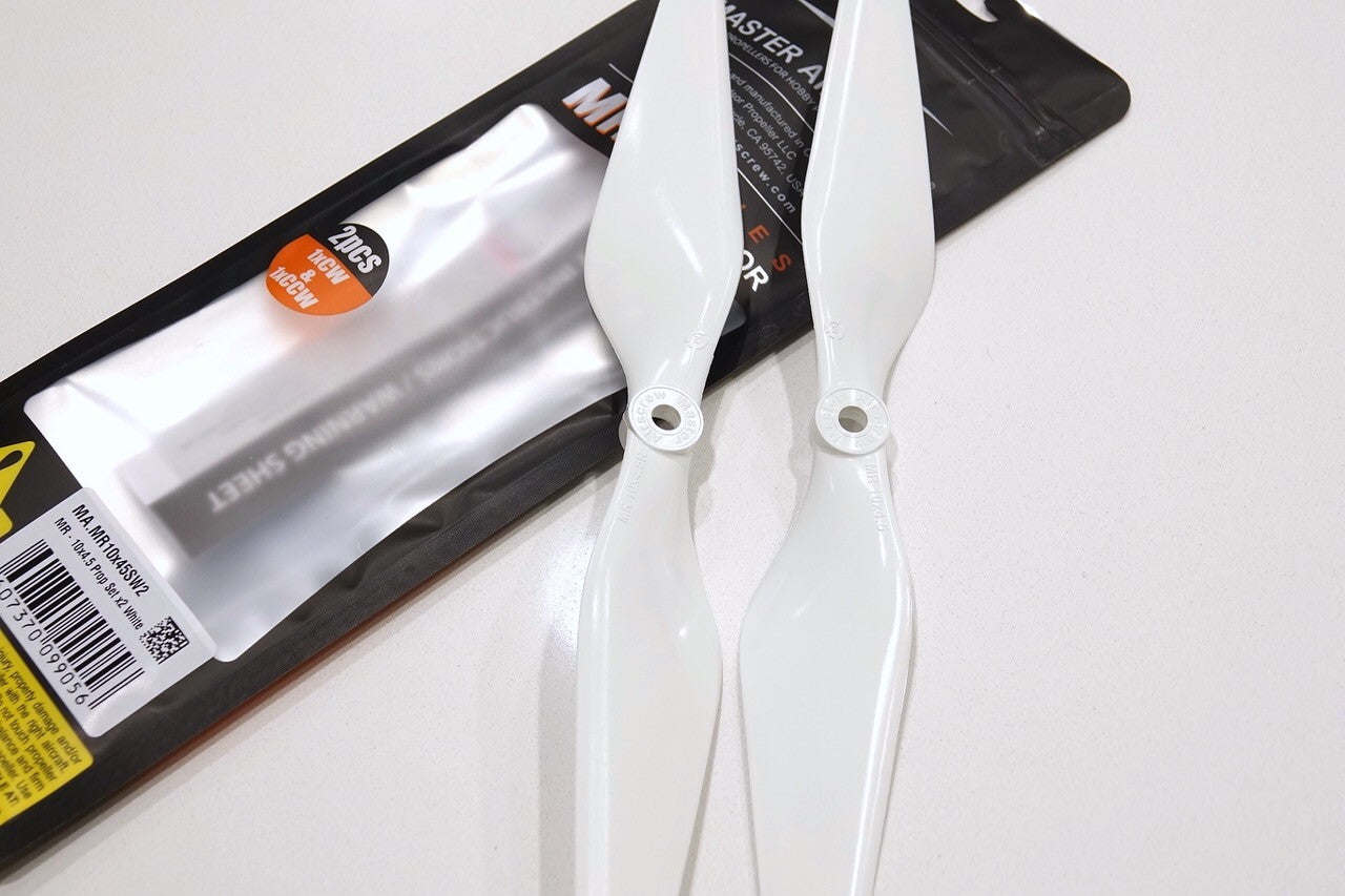 MR Series - 11x4.5 Prop Set x2 White - Master Airscrew