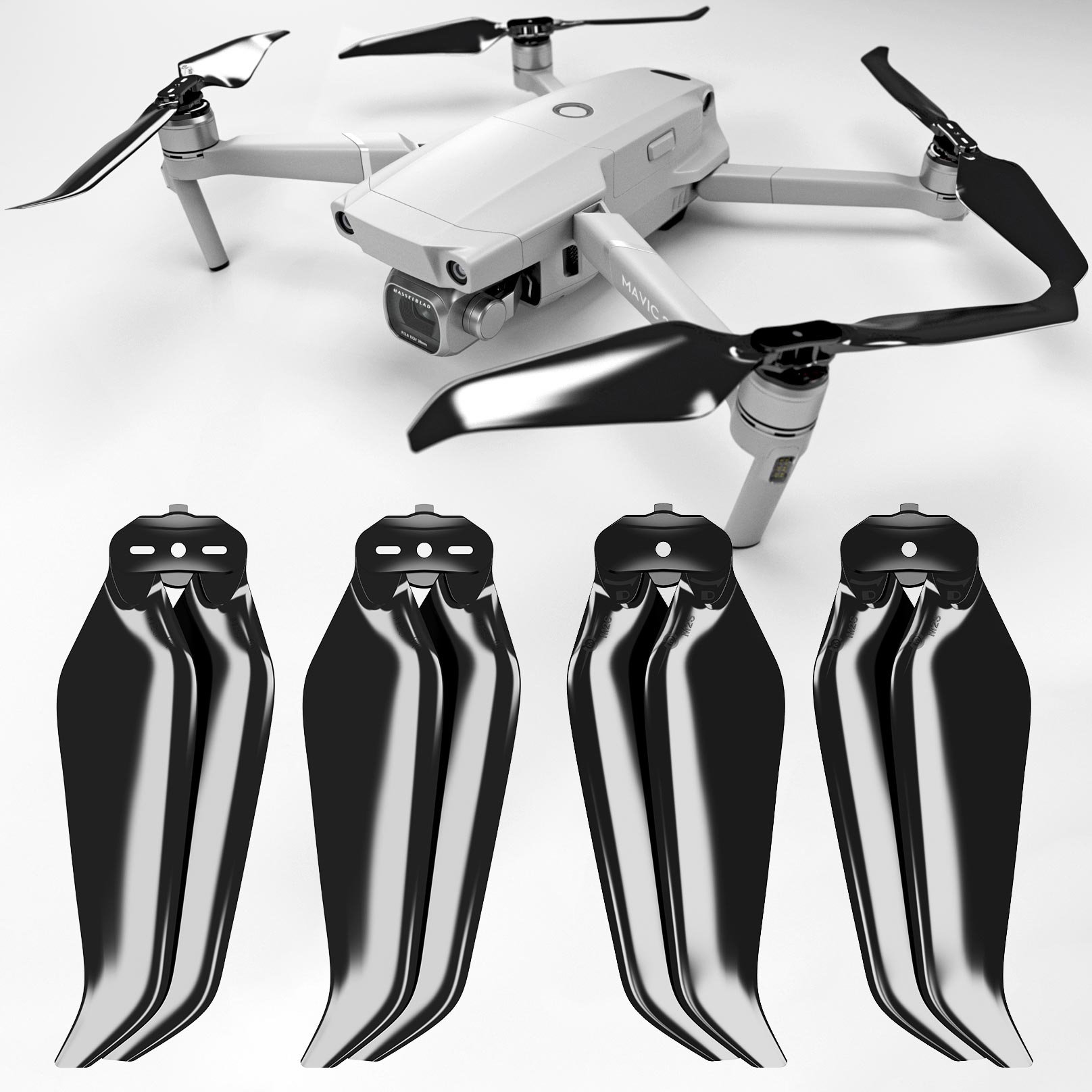 DJI Mavic 2 ENDURE Propellers - x4 Black - Master Airscrew