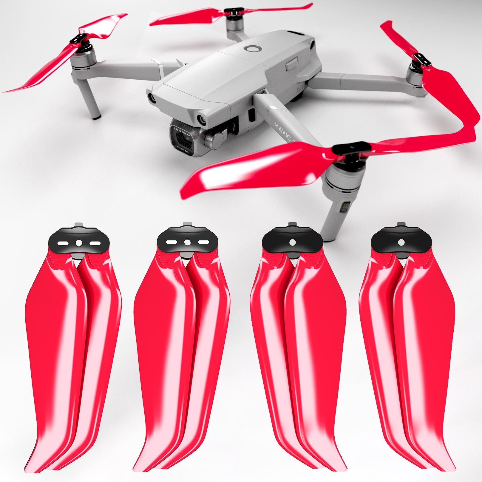 DJI Mavic 2 ENDURE Propellers - x4 Red - Master Airscrew