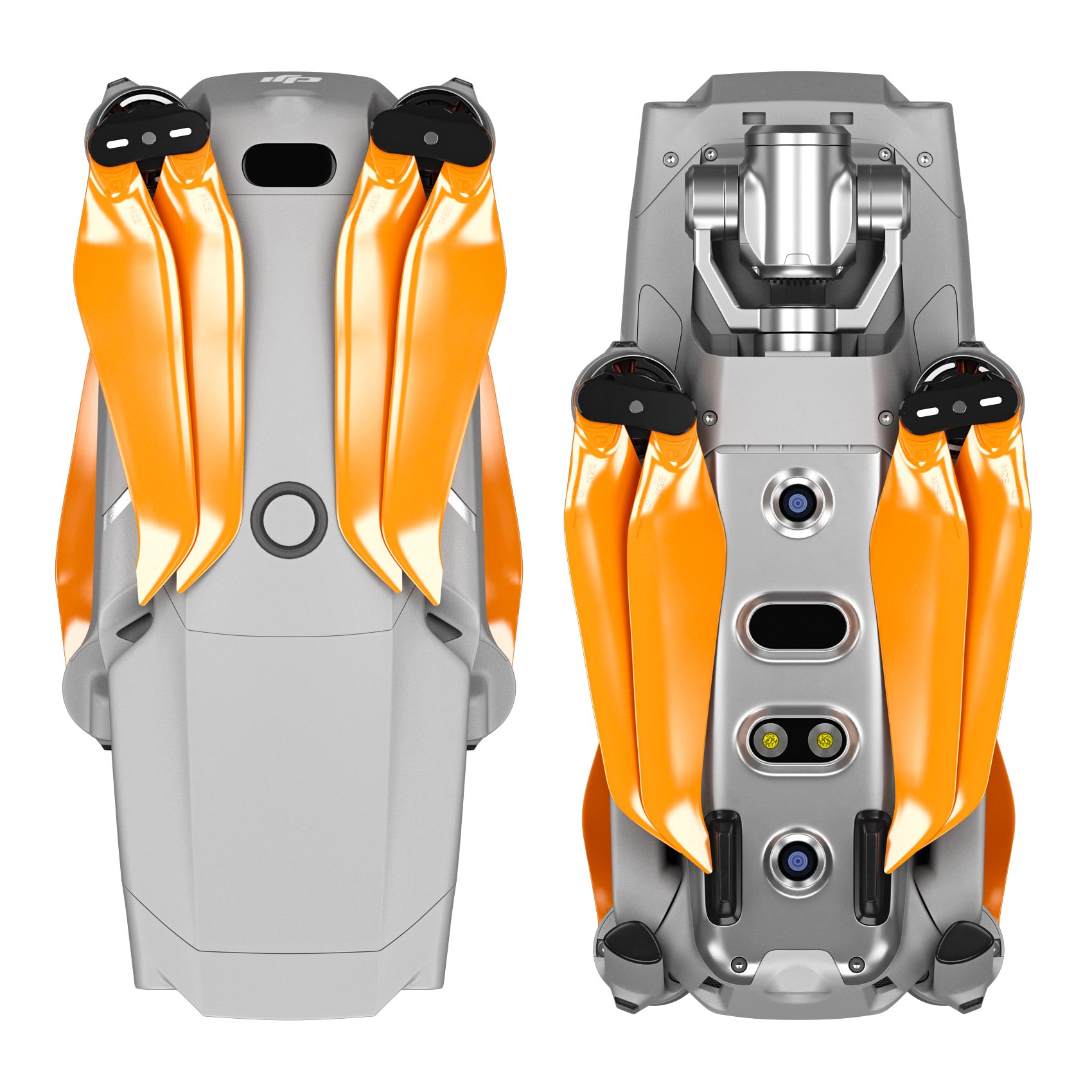 DJI Mavic 2 STEALTH Upgrade Propellers - x4 Orange - Master Airscrew