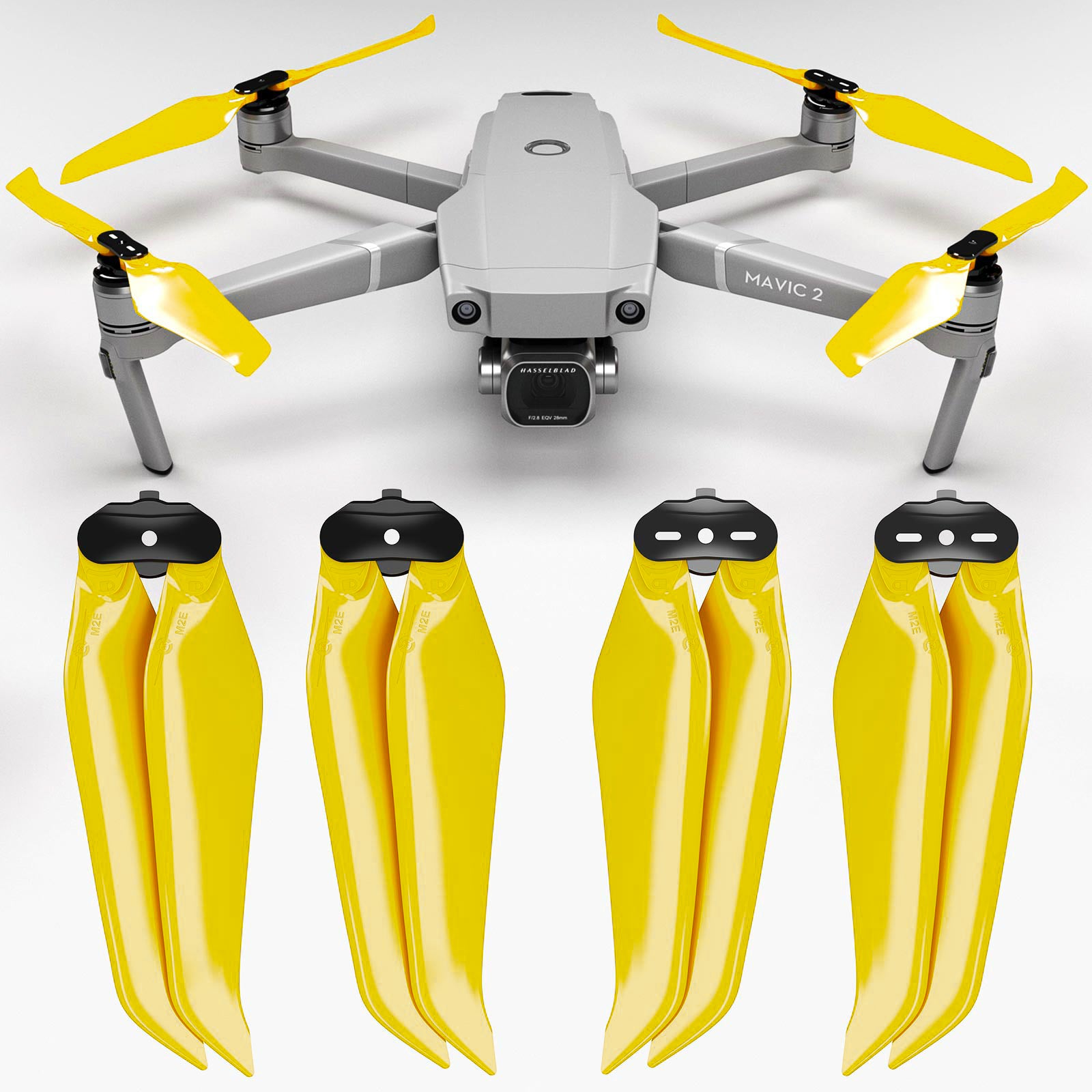 DJI Mavic 2 STEALTH Upgrade Propellers - x4 Yellow - Master Airscrew