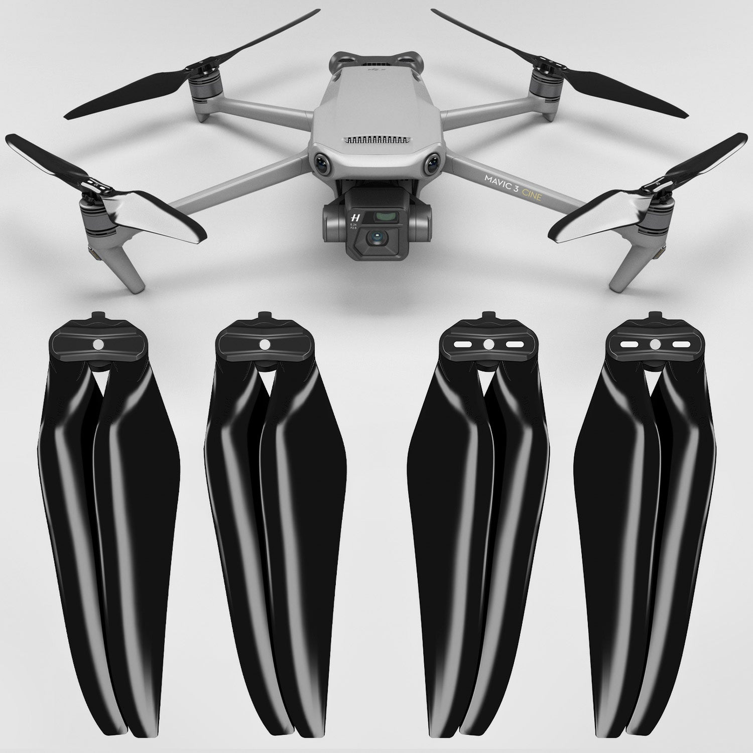 DJI Mavic STEALTH Propellers x4 BLACK Master Airscrew