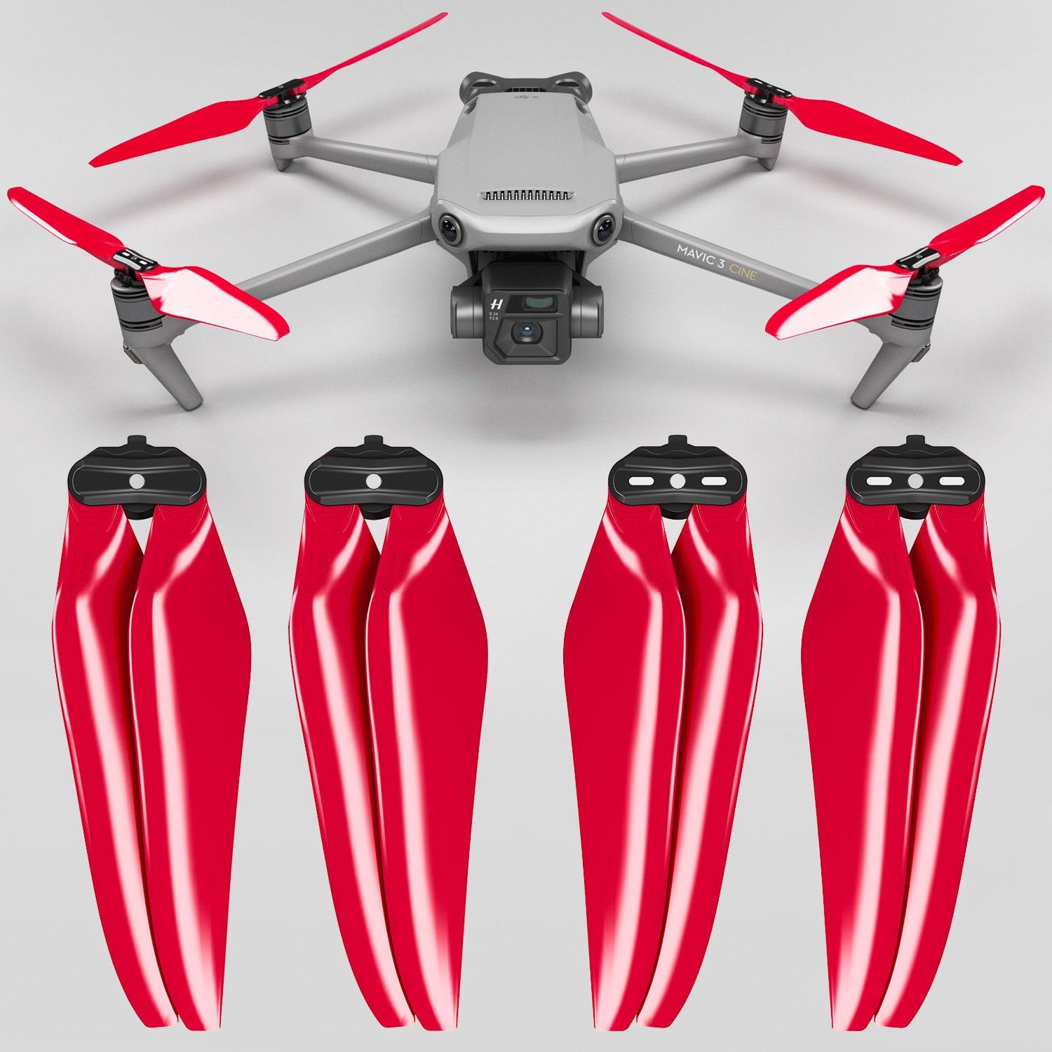 DJI Mavic 3 STEALTH Upgrade Propellers - x4 Red - Master Airscrew