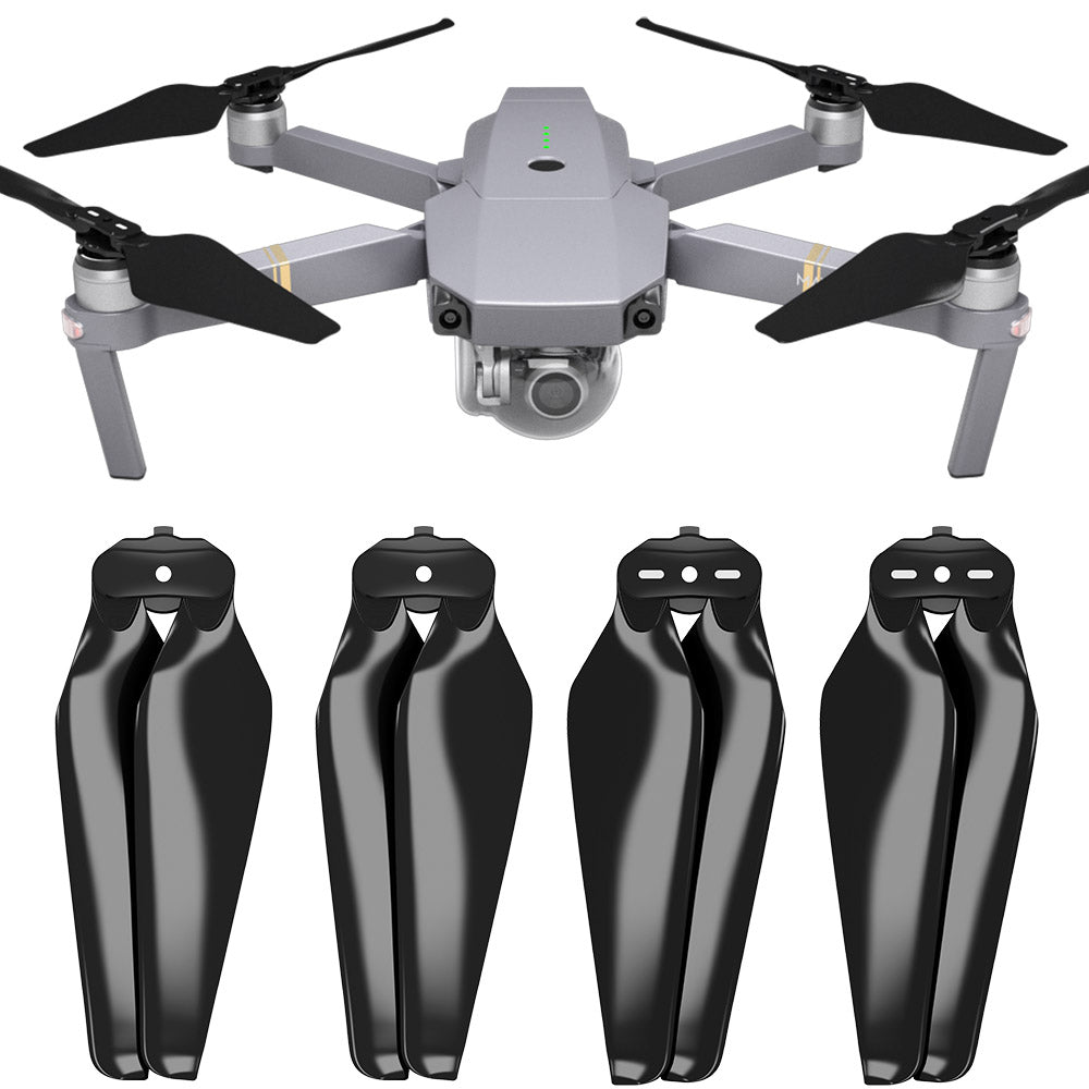 DJI Mavic Pro & Platinum STEALTH Upgrade Propellers - x4 Black - Master Airscrew
