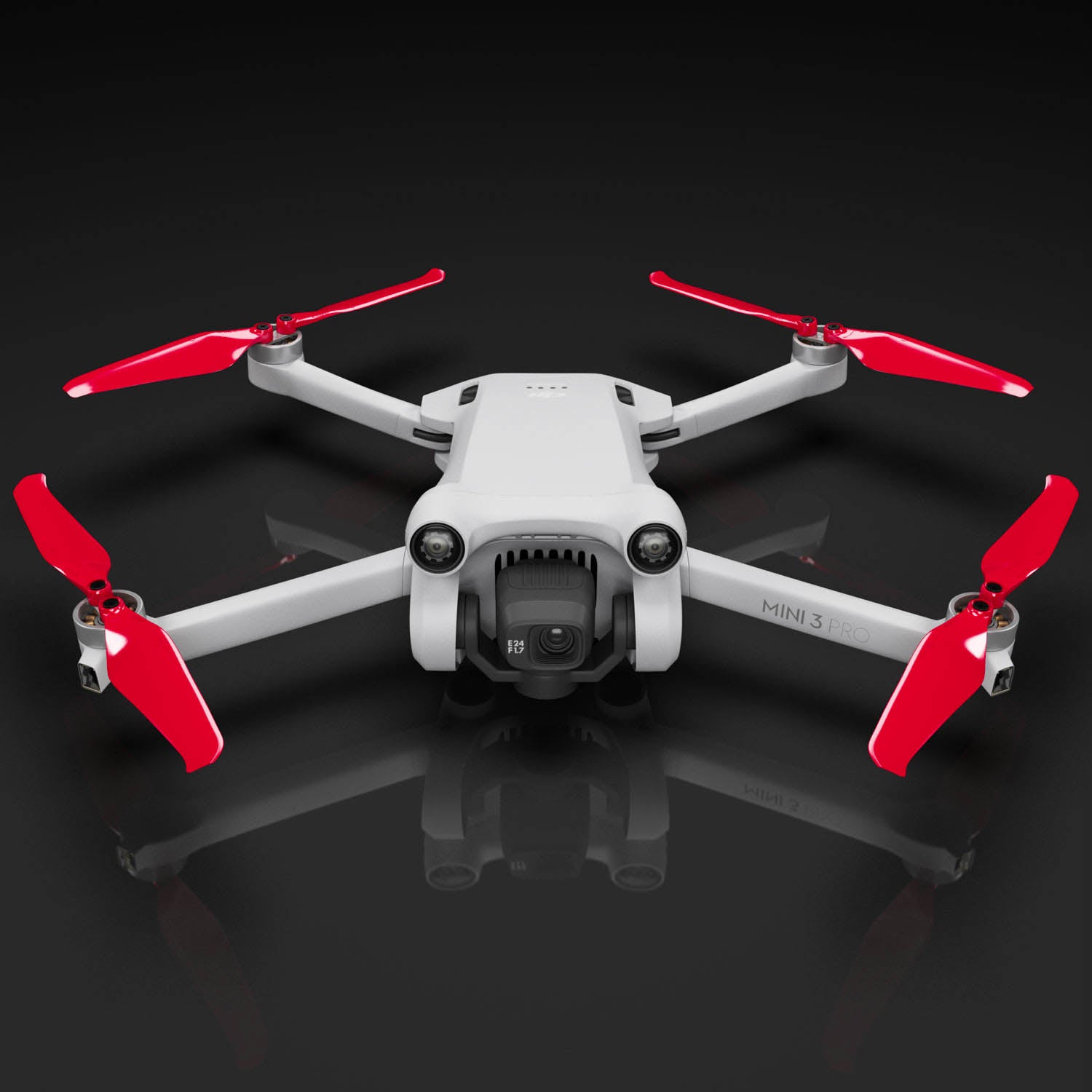 DJI Mini 3 Pro STEALTH Upgrade Propellers - x4 Red - Master Airscrew
