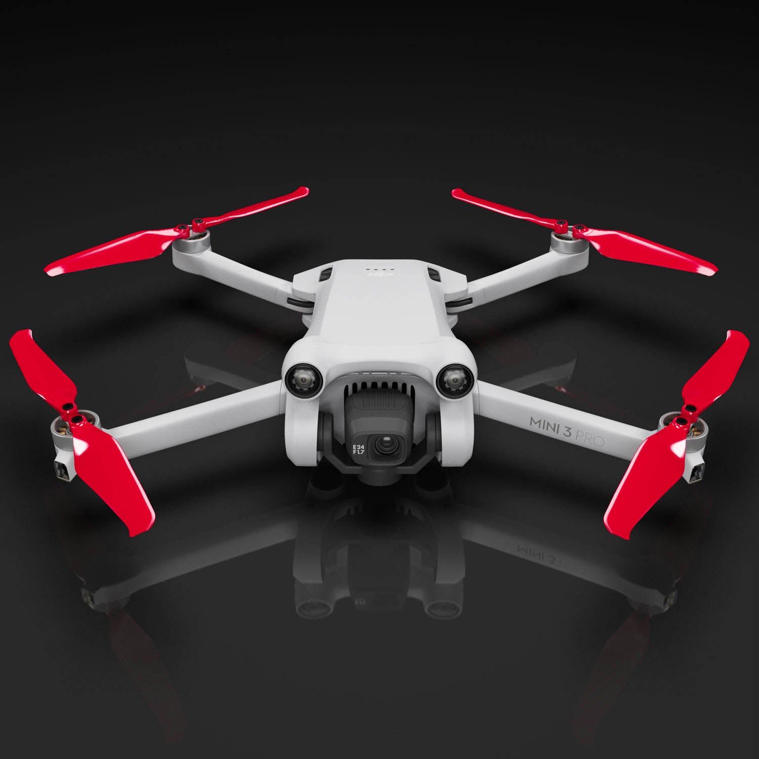 DJI Mini 3 Pro STEALTH Upgrade Propellers - x4 Red - Master Airscrew