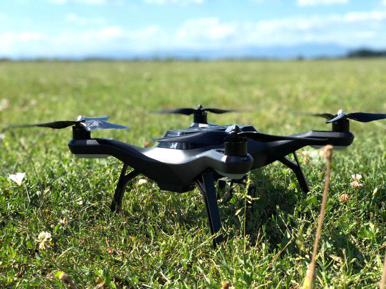 3DR Solo 3-Blade Upgrade Propellers - 3MR-SL - 9x4.5 Prop Set x4 Black - Master Airscrew