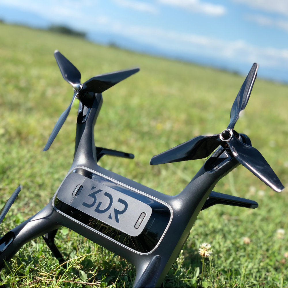 3DR Solo 3-Blade Upgrade Propellers - 3MR-SL - 9x4.5 Prop Set x4 Black - Master Airscrew