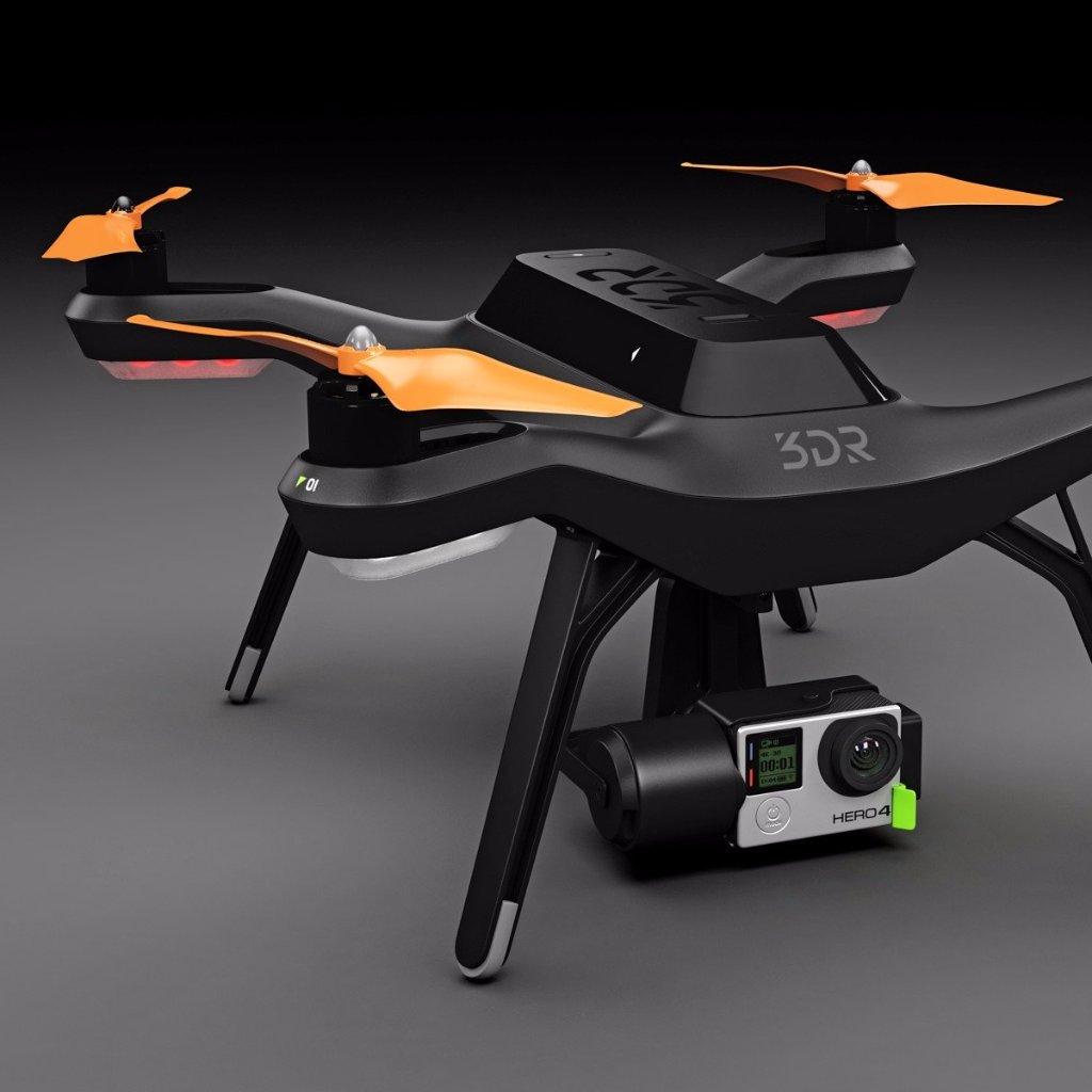 3DR Solo Built-in Nut Upgrade Propellers - MR SL 10x4.5 Set x4 Orange - Master Airscrew