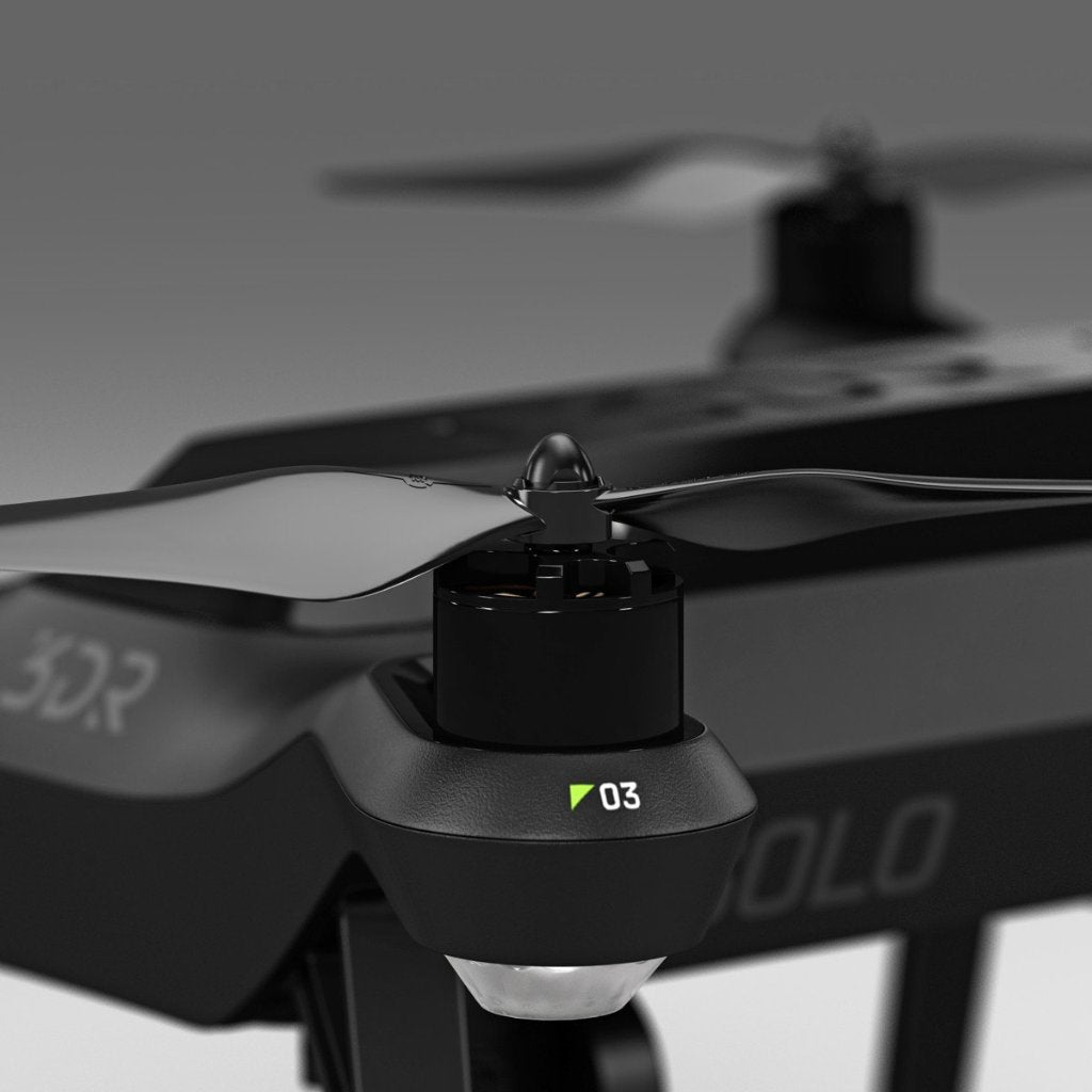 3DR Solo Built-in Nut Upgrade Propellers - MR SL 10x4.5 Set x4 Black - Master Airscrew