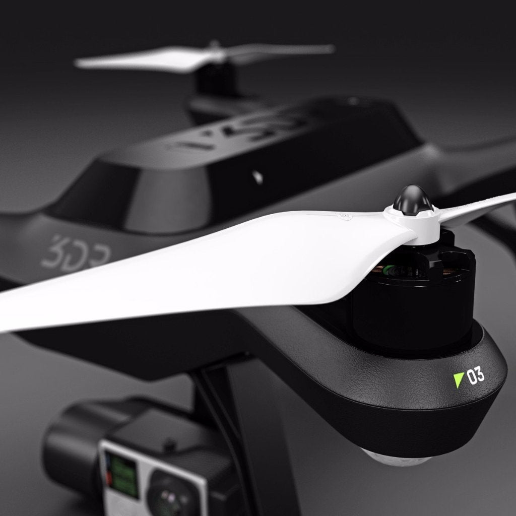 3DR Solo Built-in Nut Upgrade Propellers - MR SL 10x4.5 Set x4 Orange - Master Airscrew