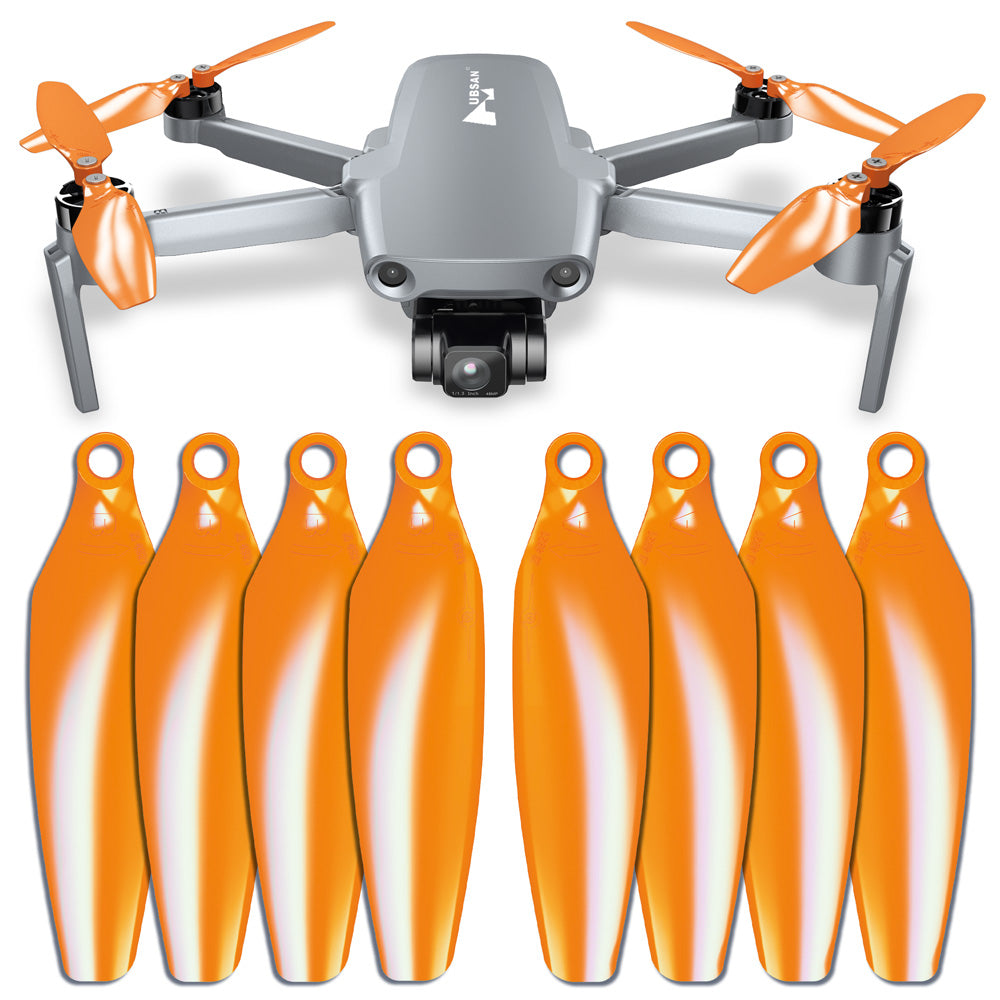 Hubsan Zino Mini Pro / SE STEALTH Upgrade Propellers - x4 Orange - Master Airscrew