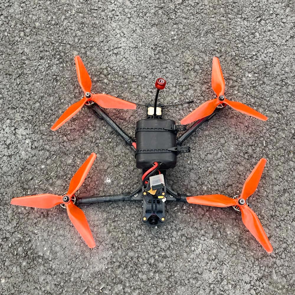 3MR Plus+ Series - 3-Blade 7x3.7 Propeller Set x4 Orange - Master Airscrew