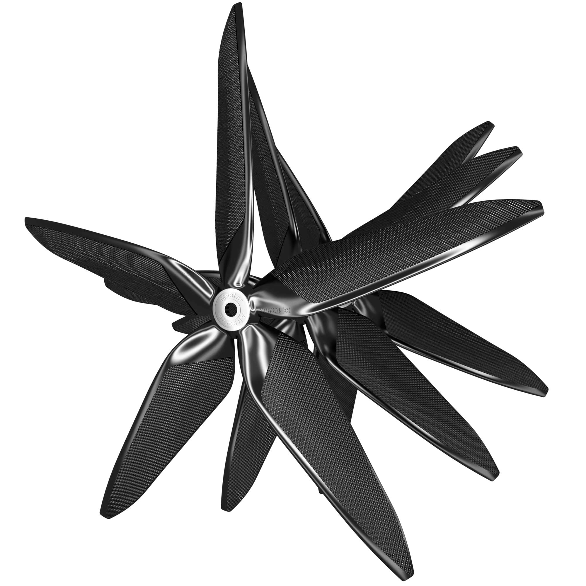 5X Power - 10x9 Propeller (CW) Rev./Pusher Black - Master Airscrew