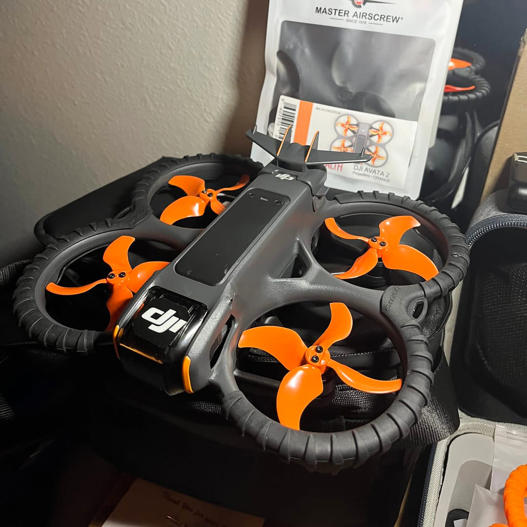 DJI Avata 2 STEALTH Upgrade Propellers - x4 Orange