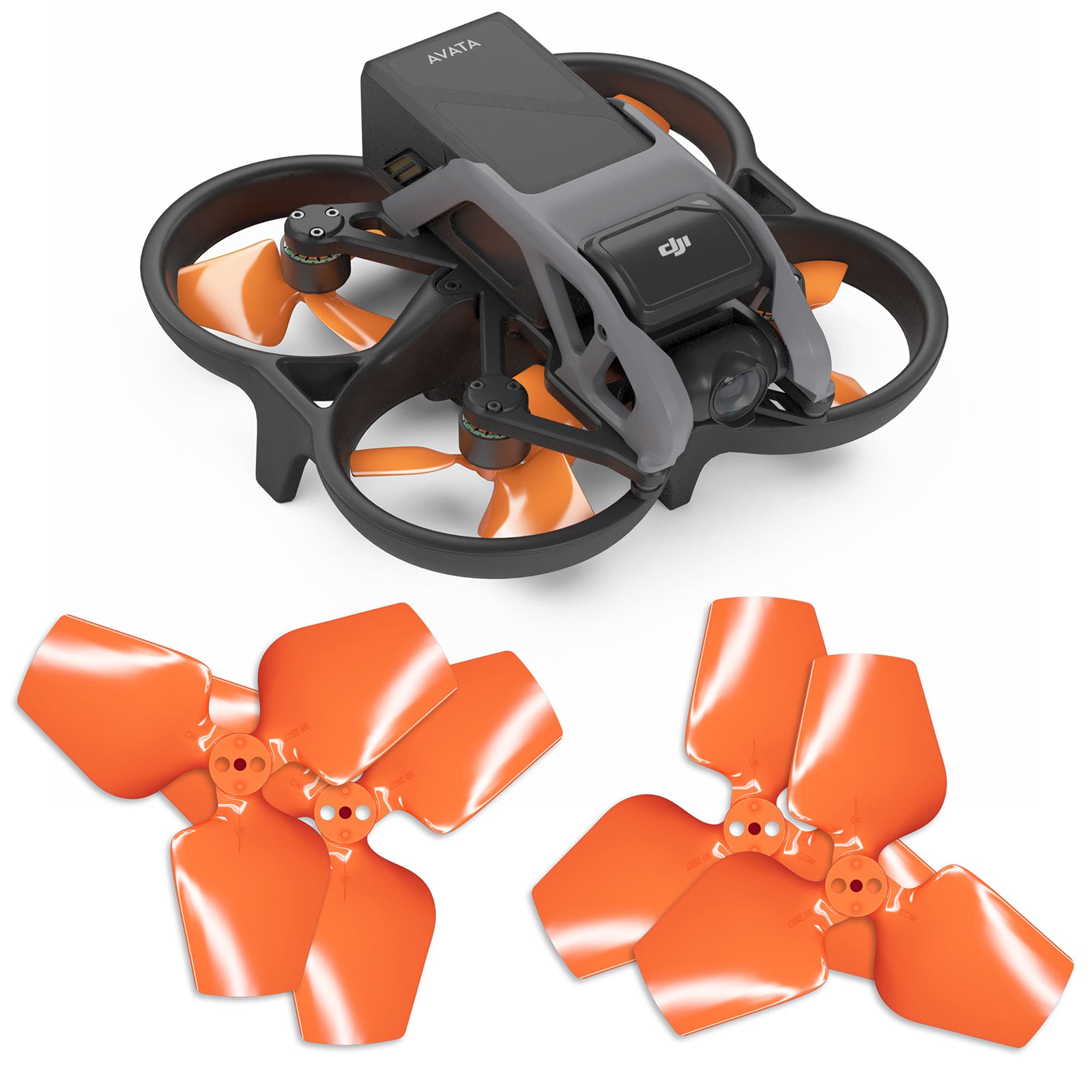 DJI Avata 3-blade Upgrade Propeller Set x4 Orange - Master Airscrew