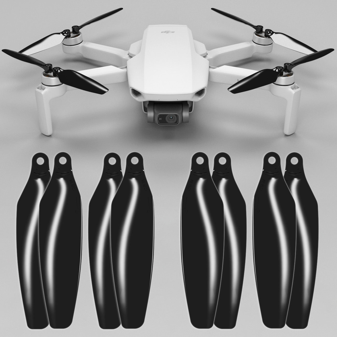 DJI Mini 3 Pro / 4 Pro STEALTH Upgrade Propellers - x4 Electric