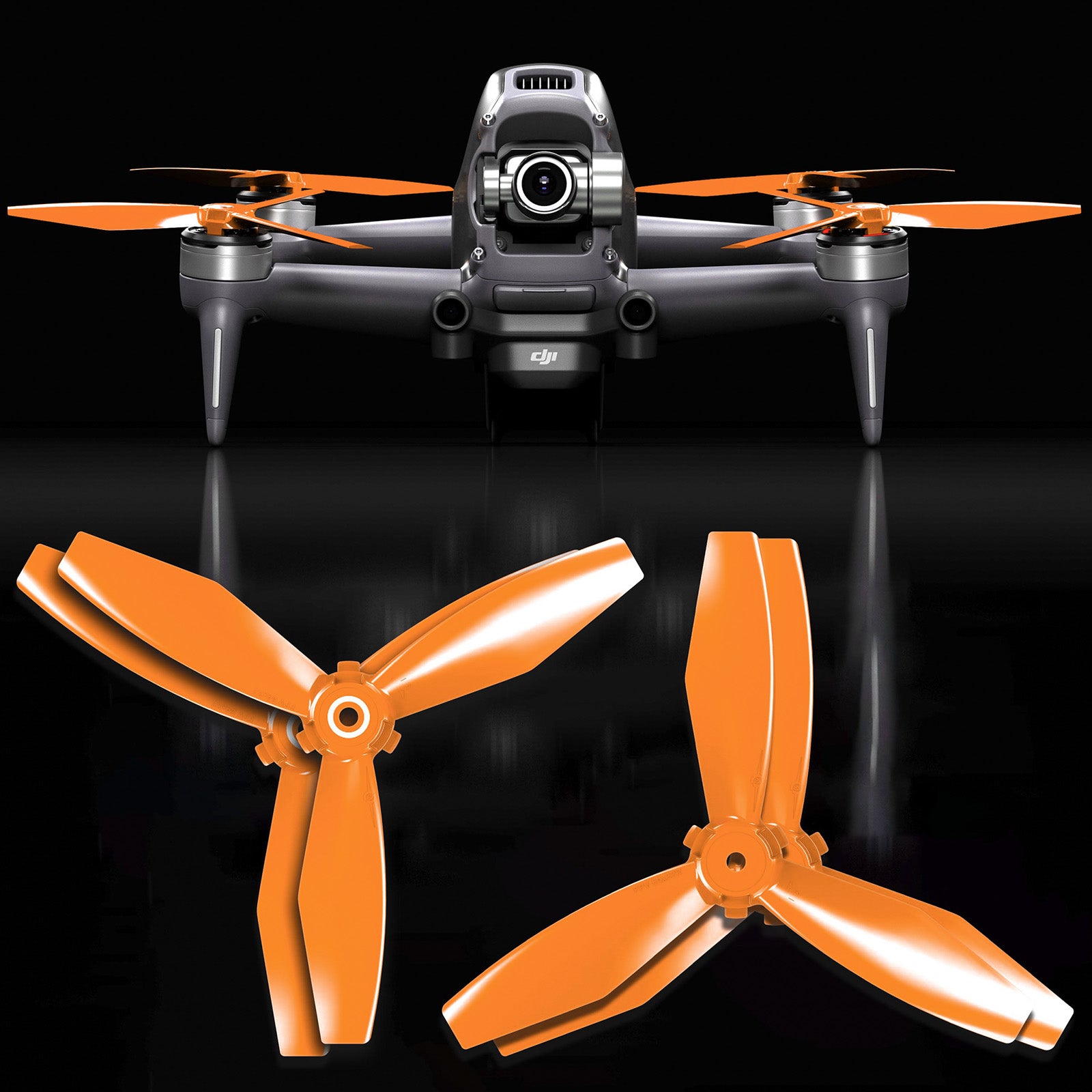 DJI FPV Ludicrous Upgrade Propeller Set x4 Orange - Master Airscrew