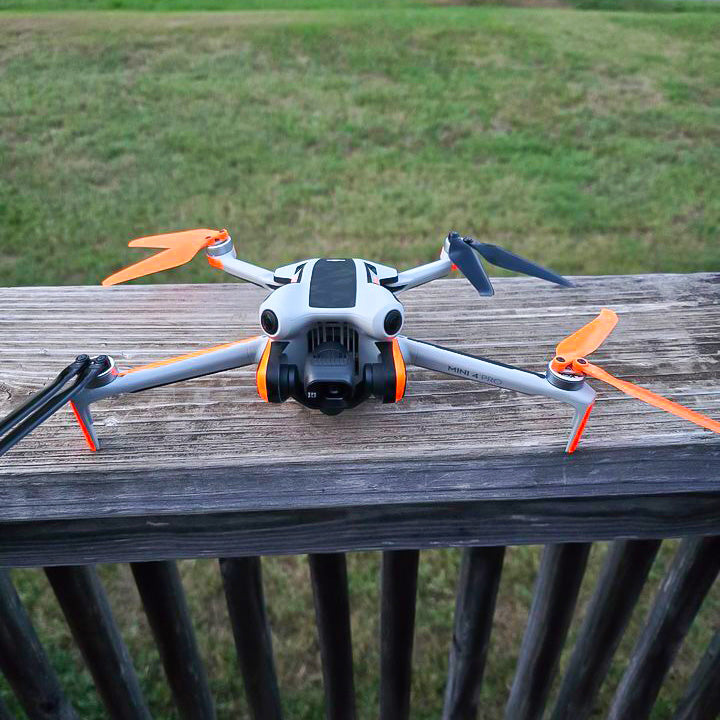 DJI Mini 3 Pro / 4 Pro STEALTH Upgrade Propellers - x4 Orange