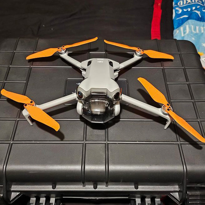 DJI Mini 3 Pro / 4 Pro STEALTH Upgrade Propellers - x4 Orange