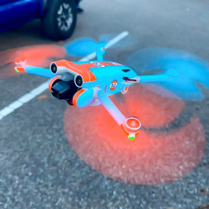 DJI Mini 3 Pro / 4 Pro STEALTH Upgrade Propellers - x4 Blue